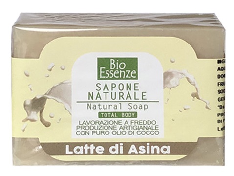BIO ESSENZE SAPONE NATURALE LATTE DI ASINA 100 G - pharmaluna