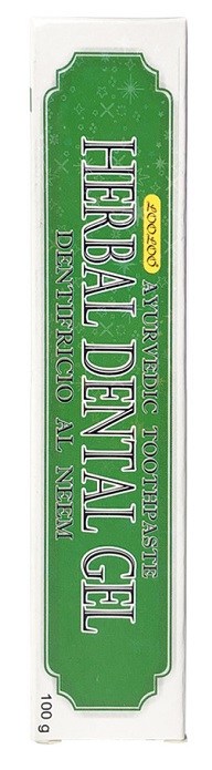 HERBAL DENTAL GEL DENTIFRICIO AYURVEDICO AL NEEM 100 G - pharmaluna