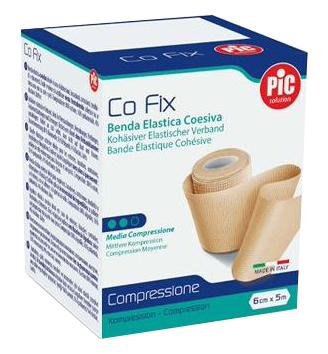 BENDA ELASTICA PIC CO FIX AUTOADESIVA 12X5CM MEDIUM - pharmaluna