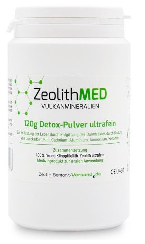 ZEOLITE MED DETOX POLVERE 120 G - pharmaluna
