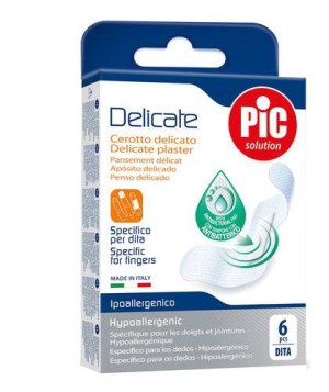 CEROTTO PIC DELICATE DITA ANTIBATTERICO 6 PEZZI - pharmaluna