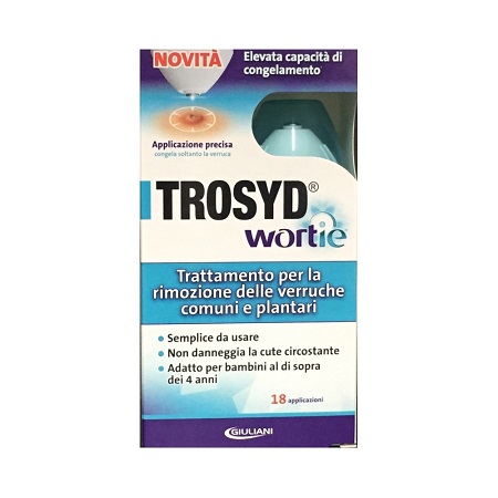 TROSYD WORTIE CRIOGENIZZANTE VERRUCHE COMUNI/PLANTARI 50 G - pharmaluna