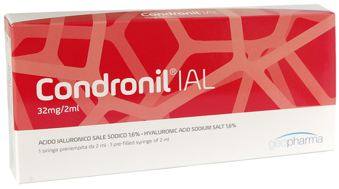 SIRINGA INTRA-ARTICOLARE CONDRONIL IAL ACIDO IALURONICO 1,6% 2 ML - pharmaluna