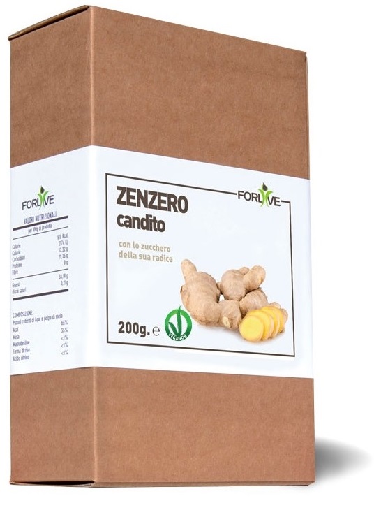 ZENZERO CANDITO 200 G - pharmaluna