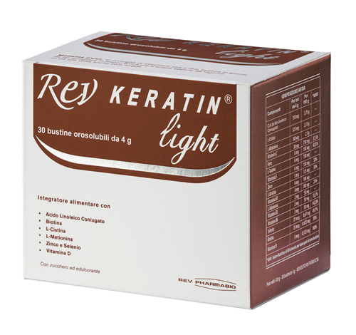 REV KERATIN LIGHT 30 BUSTE 120 G - pharmaluna