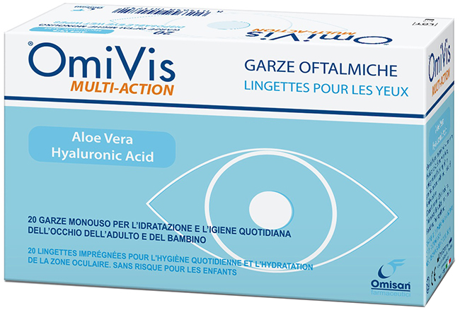 GARZE OFTALMICHE OMIVIS 20 PEZZI - pharmaluna