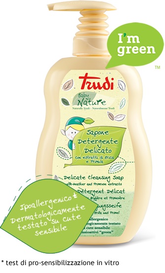 TRUDI BABY NATURE SAPONE DETERGENTE DELICATO 400 ML - pharmaluna
