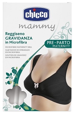 CHICCO MAMMY REGGISENO MICROFIBRA GRAVIDANZA NERO 5C - pharmaluna