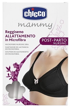 CHICCO MAMMY REGGISENO MICROFIBRA ALLATTAMENTO NERO 6C - pharmaluna