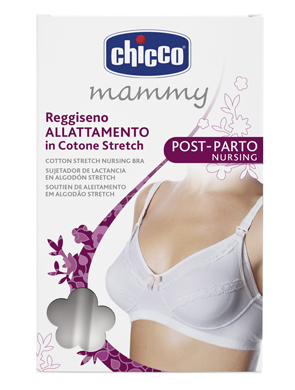 CHICCO MAMMY REGGISENO COTONE ALLATTAMENTO BIANCO 3C - pharmaluna
