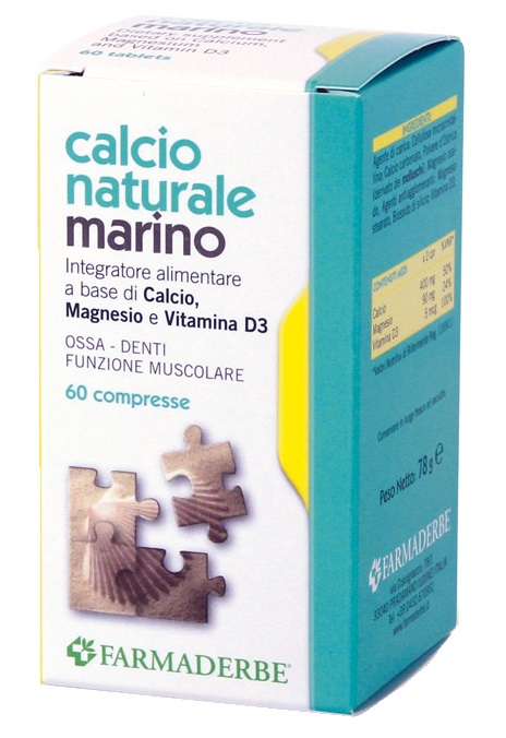 SALCIO NATURALE MARINO 60 COMPRESSE - pharmaluna