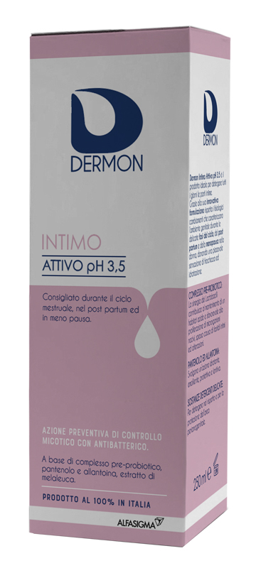 DERMON INTIMO ATTIVO 250 ML - pharmaluna