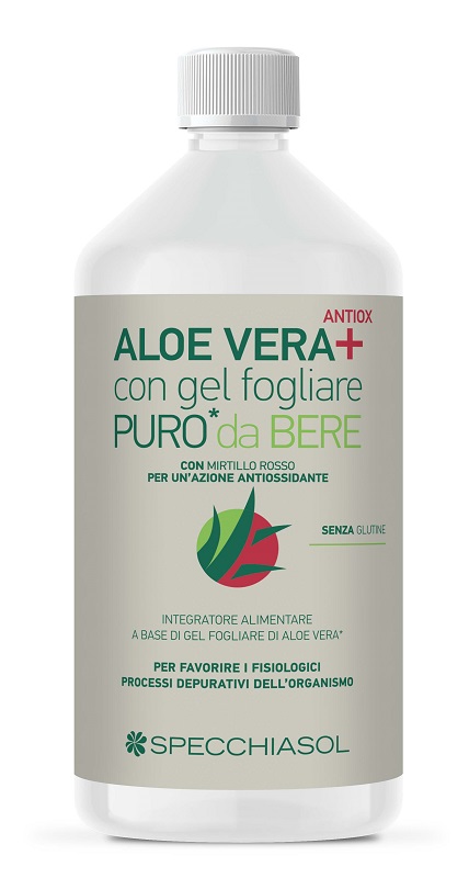 SUCCO ALOEVERA+ ALOE/MIRTILLO ROSSO 1 LITRO - pharmaluna