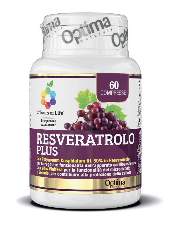 COLOURS OF LIFE RESVERATROLO PLUS 60 COMPRESSE 1000 MG - pharmaluna