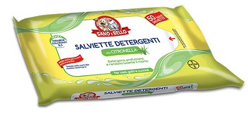 SANO E BELLO SALVIETTE DETERGENTI CITRONELLA 50 PEZZI - pharmaluna