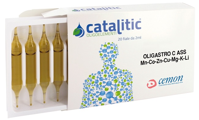 CATALITIC OLIGOELEMENTI OLIGATRO MN-CO-ZN-CU-MG-K-LI 20 AMPOLLE - pharmaluna