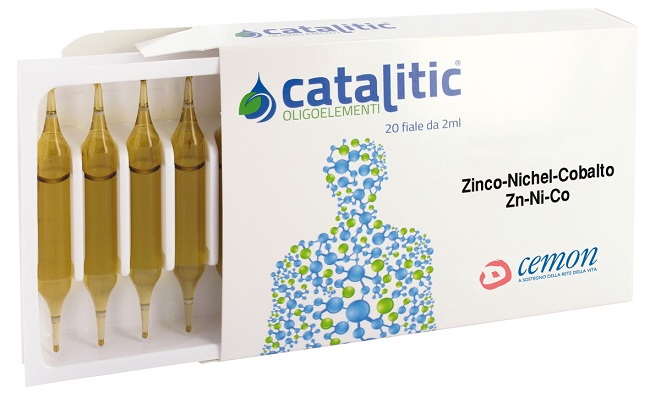 CATALITIC OLIGOELEMENTI ZINCO NICHEL COBALTO ZN-NI-CO 20 AMPOLLE - pharmaluna