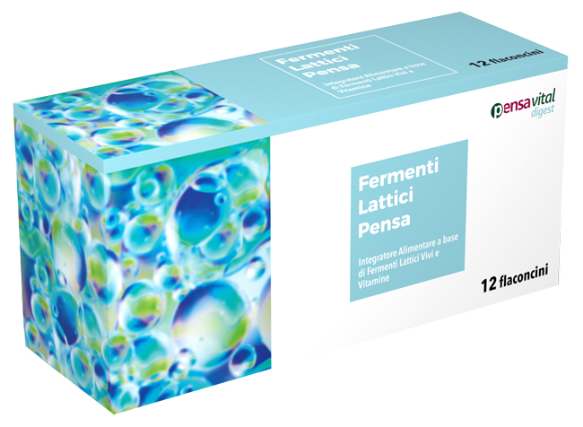 FERMENTI LATTICI PENSA 12 FLACONCINI DA 7 ML - pharmaluna