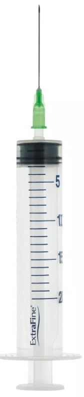 SIRINGA EXTRAFINE 20 ML CON AGO 2 GAUGE 21 0,80X40MM CONO ECCENTRICO 1 PEZZO - pharmaluna