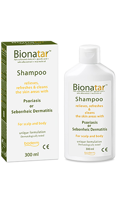 BIONATAR SHAMPOO INDICATO IN PRESENZA DI SINTOMI DI PSORIASI O DERMATITE SEBORROICA 300 ML CE - pharmaluna