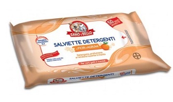 SANO E BELLO SALVIETTE DETERGENTI AI FIORI D'AGRUMI 50 PEZZI - pharmaluna