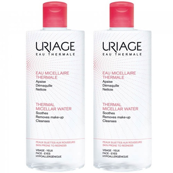 URIAGE EAU MICELLARE PER PELLI ARROSSATE 1+1 - pharmaluna