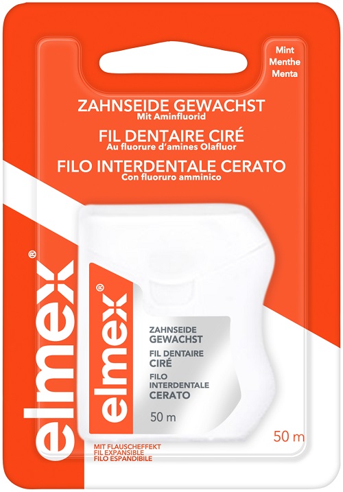ELMEX FILO INTERDENTALE CERATO 50 METRI - pharmaluna