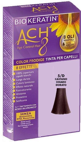 BIOKERATIN ACH8 COLOR PRODIGE 5/D CASTANO CHIARO DORATO - pharmaluna