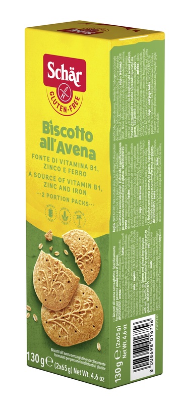 SCHAR BISCOTTI ALL'AVENA 130 G - pharmaluna