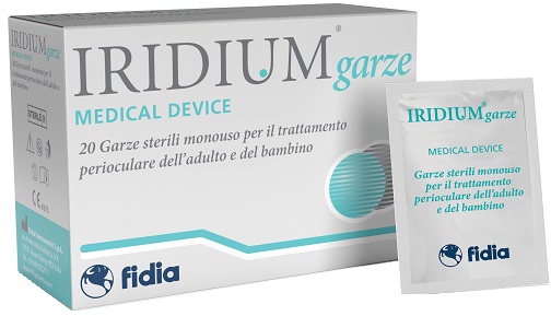 IRIDIUM GARZA OCULARE MEDICATA IN TESSUTO NON TESSUTO 20 PEZZI - pharmaluna