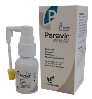 PARAVIR SPRAY ORALE 20 ML - pharmaluna