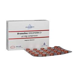 BROMELINA ANGENERICO 20 COMPRESSE RIVESTITE - pharmaluna