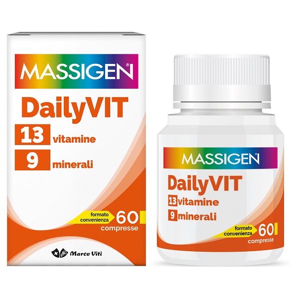 DAILYVIT+ 12 VITAMINE 11 MINERALI 60 COMPRESSE - pharmaluna
