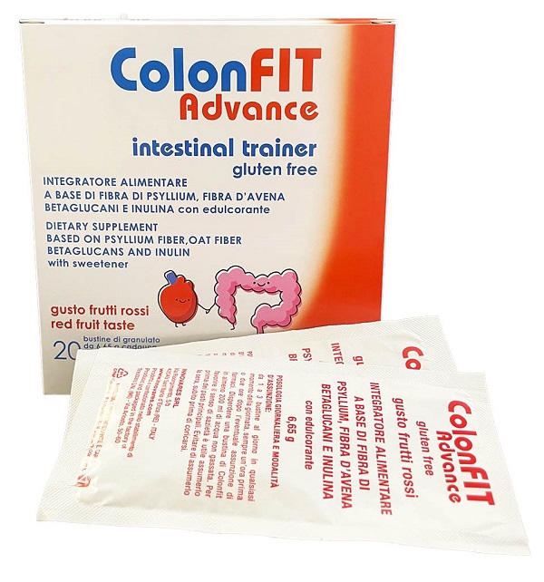 COLONFIT ADVANCE FRUTTI ROSSI 20 BUSTINE - pharmaluna