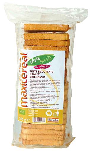 FETTE BISCOTTATE AL GRANO KHORASAN KAMUT 200 G - pharmaluna