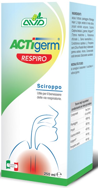ACTIGERM RESPIRO SCIROPPO 250 ML - pharmaluna