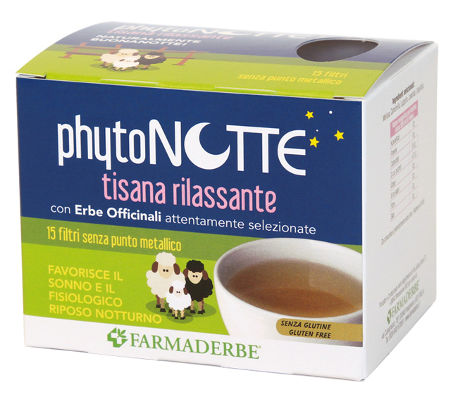 PHYTO NOTTE TISANA RILASSANTE 15 FILTRI DA 18 G - pharmaluna