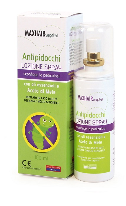 MAX HAIR SPRAY VEGETALE TRATTAMENTO PIDOCCHI 100ML - pharmaluna