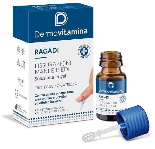 DERMOVITAMINA RAGADI GEL MANI E PIEDI 7 ML - pharmaluna