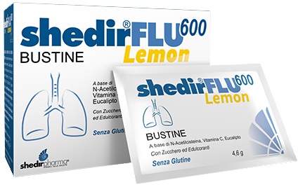 SHEDIRFLU 600 LEMON 20 BUSTINE - pharmaluna