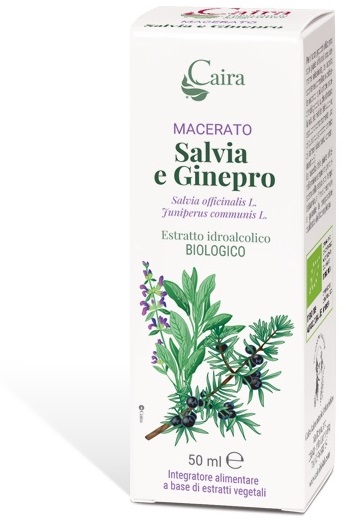CAIRA SALVIA E GINEPRO MACERATO IDROALCOLICO BIO GOCCE 50 ML - pharmaluna