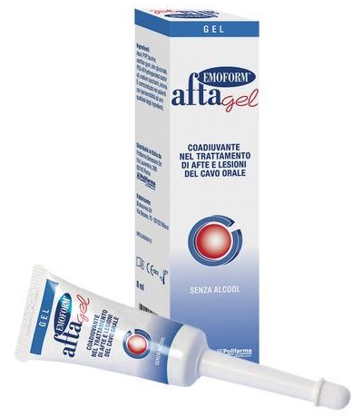 AFTAGEL EMOFORM GEL PER IGIENE DENTALE 8 ML - pharmaluna