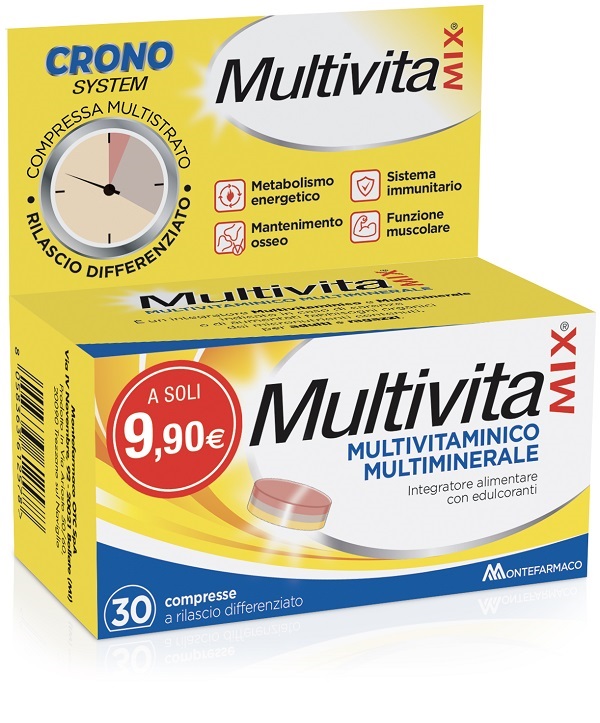 MULTIVITAMIX CRONO 30 COMPRESSE - pharmaluna