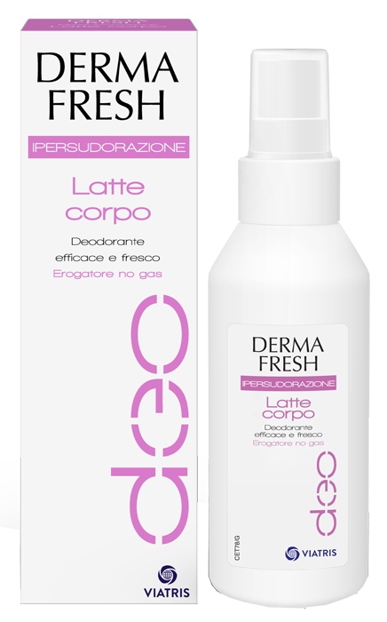 DERMAFRESH IPERSUDORAZIONE LATTE CORPO DEODORANTE 100 ML - pharmaluna