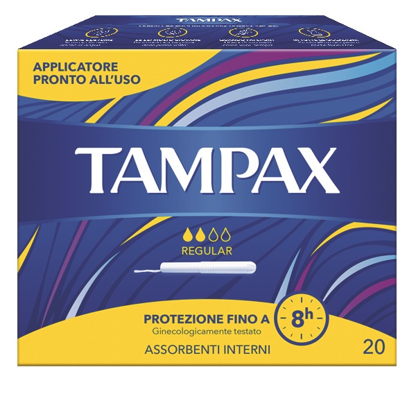 TAMPAX BLUE BOX REGULAR 20 PEZZI - pharmaluna
