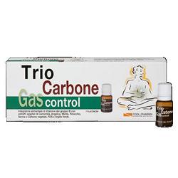 TRIOCARBONE GAS CONTROL 7 FLACONCINI 10 ML - pharmaluna