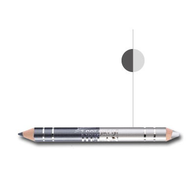 I COLORI DI HELAN BIO MATITA DUO OCCHI OPALINE GRIGIO ANTRACITE - pharmaluna