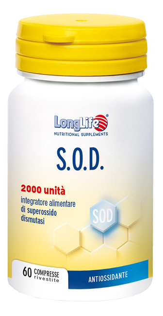 LONGLIFE SOD 2000 60 COMPRESSE RIVESTITE - pharmaluna