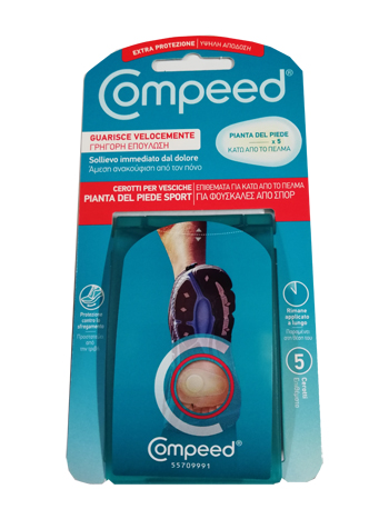 COMPEED VESCICHE PIANTA PIEDE 5 CEROTTI - pharmaluna
