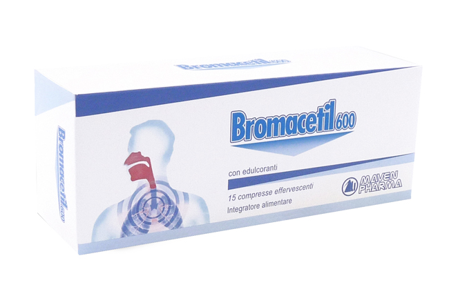 BROMACETIL 600 15 COMPRESSE EFFERVESCENTI - pharmaluna